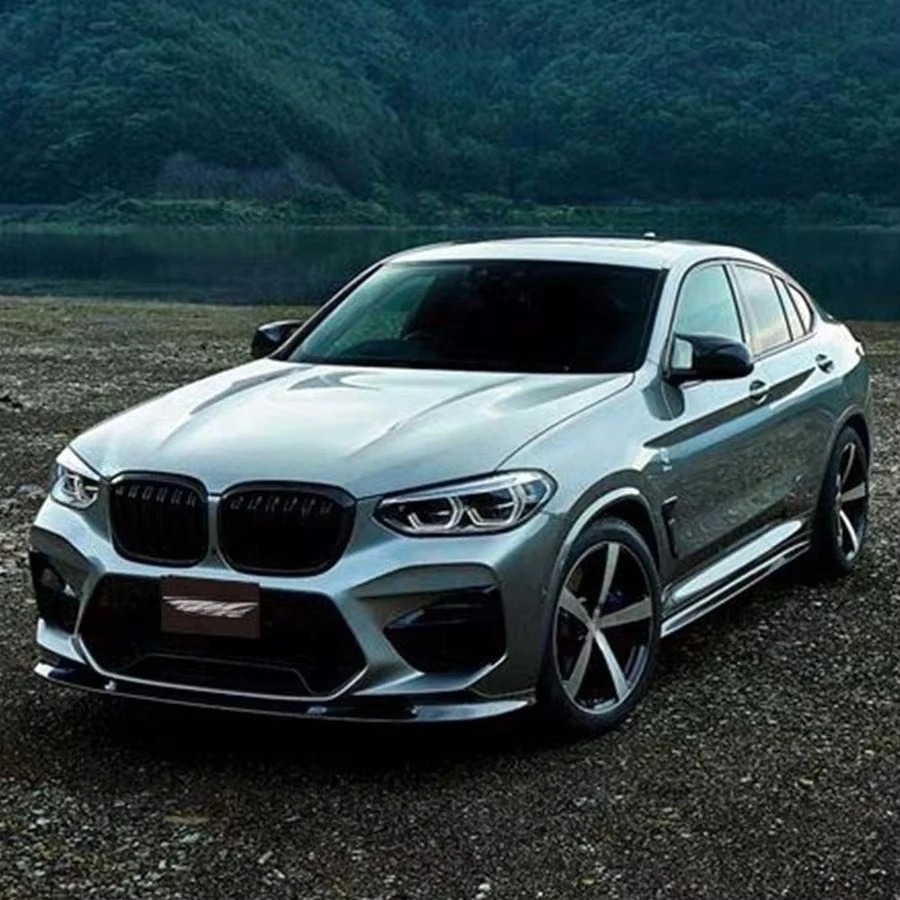 New 3D Wet Vacuum Carbon Fiber Body Kits for X4M F98 2017-2023 Front Lip Splitters Side Skirts Rear Diffuser Bumper